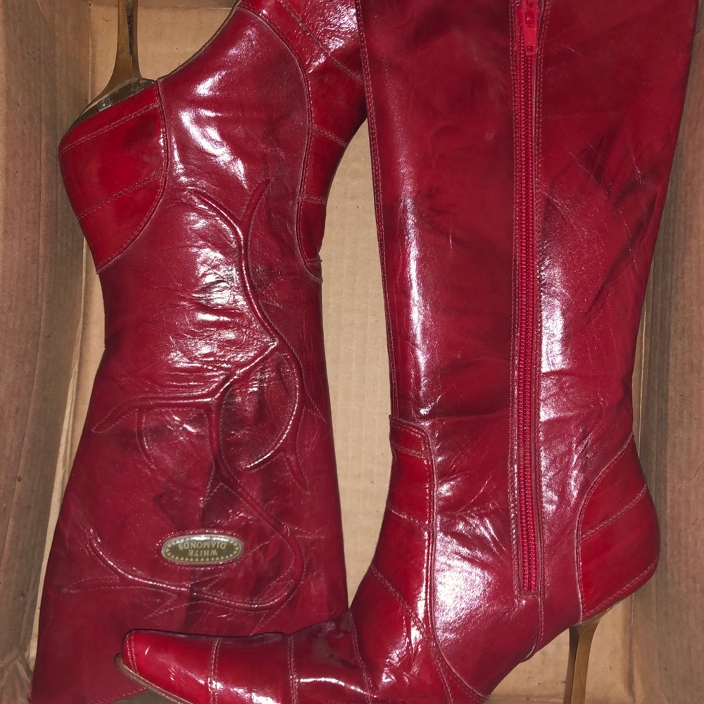 ♥️leather boots♥️🤤 - Picture 3 of 9